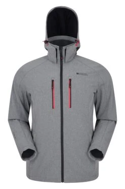 Mountain Warehouse Alto II Mens Softshell Jacket -Mountain Warehouse 036910 gre alto ii softshell men ss21 1