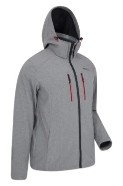 Mountain Warehouse Alto II Mens Softshell Jacket -Mountain Warehouse 036910 gre alto ii softshell men ss21 2