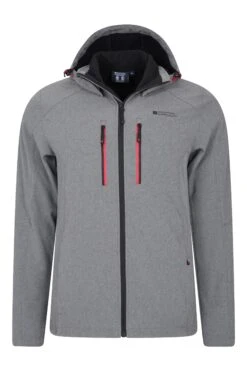 Mountain Warehouse Alto II Mens Softshell Jacket -Mountain Warehouse 036910 gre alto ii softshell men ss21 5