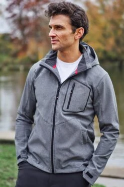 Mountain Warehouse Glover Textured Mens Softshell Jacket