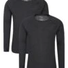 Mountain Warehouse Talus Mens Baselayer Top 2-Pack -Mountain Warehouse 037481 bla talus baselayer multipack men aw20 1