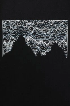 Mountain Warehouse Quest Mens Printed Merino Thermal T-Shirt -Mountain Warehouse 037483 bla quest merino printed thermal tee men ss23 05