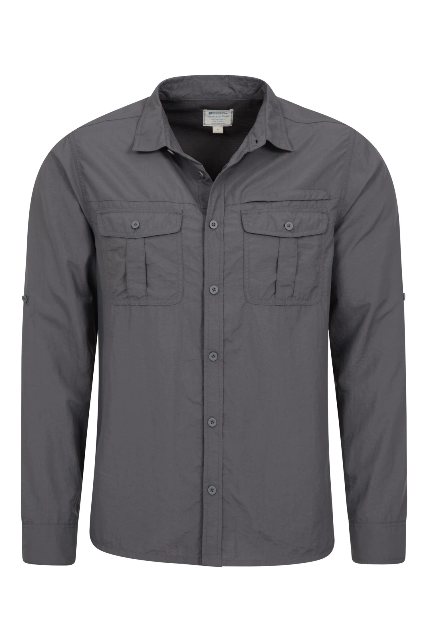 Mountain Warehouse Navigator II Mens Anti-Mosquito Shirt -Mountain Warehouse 038464 dgr navigator ii ls shirt with anti mosquito men ss21 5 scaled