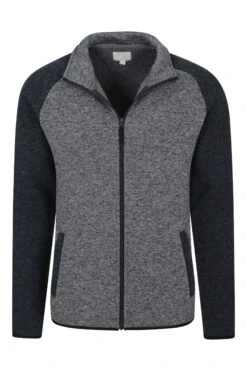 Mountain Warehouse Idris II Mens Raglan Fleece Jacket Jacket -Mountain Warehouse 038475 cha idris ii arm panel fleece men ss21 4