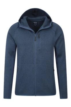 Mountain Warehouse Treston Mens Hooded Fleece -Mountain Warehouse 038480 blu treston hooded fleece men ss21 05