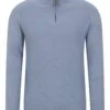 Mountain Warehouse Hadrian Mens Knit Jumper 2 Mountain Warehouse Hadrian Mens Knit Jumper -Mountain Warehouse 038484 blu hadrian quarter zip lightweight knit men aw21 01