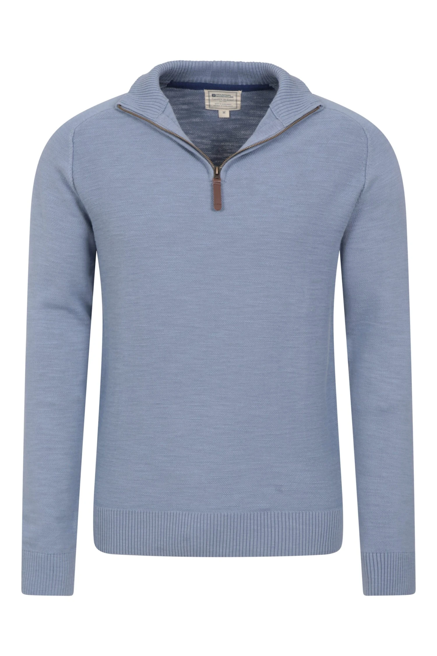 Hadrian Mens Knit Jumper Mountain Warehouse Hadrian Mens Knit Jumper -Mountain Warehouse 038484 blu hadrian quarter zip lightweight knit men aw21 04 scaled