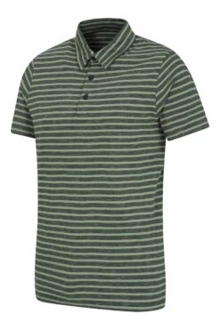 Mountain Warehouse Breton Mens Stripe Polo Shirt 6 Mountain Warehouse Breton Mens Stripe Polo Shirt -Mountain Warehouse 038491 kha breton stripe polo men ss21 3