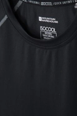 Mountain Warehouse Alp Mens Lightweight Base Layer Top -Mountain Warehouse 038515 bla alp lightweight tee men ss21 5