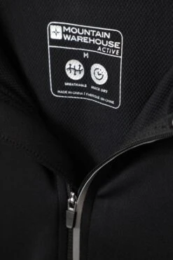 Mountain Warehouse Control Mens Full-Zip Midlayer 6 Mountain Warehouse Control Mens Full-Zip Midlayer -Mountain Warehouse 038520 bla control full zip men ss22 06
