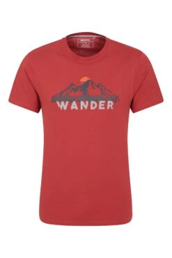 Mountain Warehouse Wander Organic Cotton Mens T-Shirt 4 Mountain Warehouse Wander Organic Cotton Mens T-Shirt -Mountain Warehouse 038524 bur wander organic ss tee men aw20 1