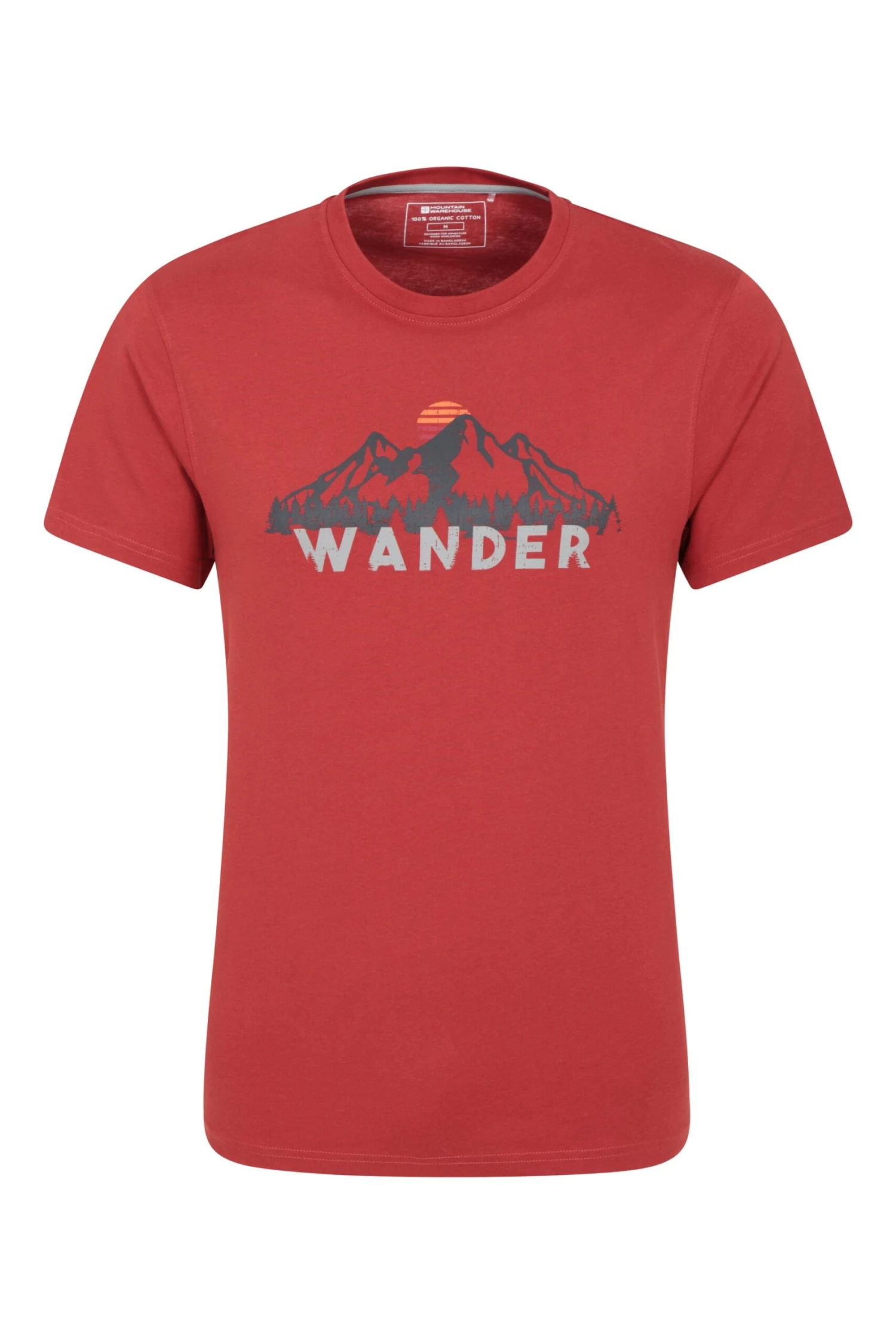 Wander Organic Cotton Mens T-Shirt Mountain Warehouse Wander Organic Cotton Mens T-Shirt -Mountain Warehouse 038524 bur wander organic ss tee men aw20 1 scaled