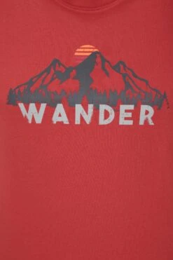 Mountain Warehouse Wander Organic Cotton Mens T-Shirt 7 Mountain Warehouse Wander Organic Cotton Mens T-Shirt -Mountain Warehouse 038524 bur wander organic ss tee men aw20 4