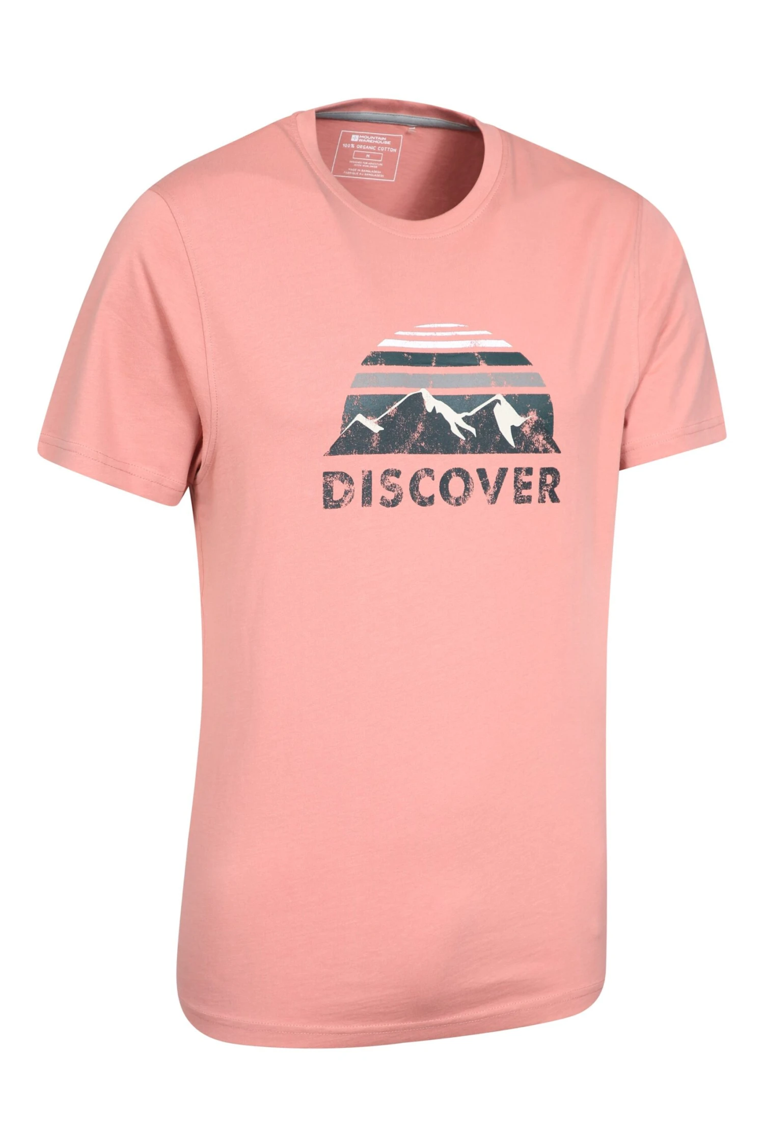 Discover Mens Organic Cotton T-Shirt Mountain Warehouse Discover Mens Organic Cotton T-Shirt -Mountain Warehouse 038536 lpi discover organic ss tee men ss21 2 scaled