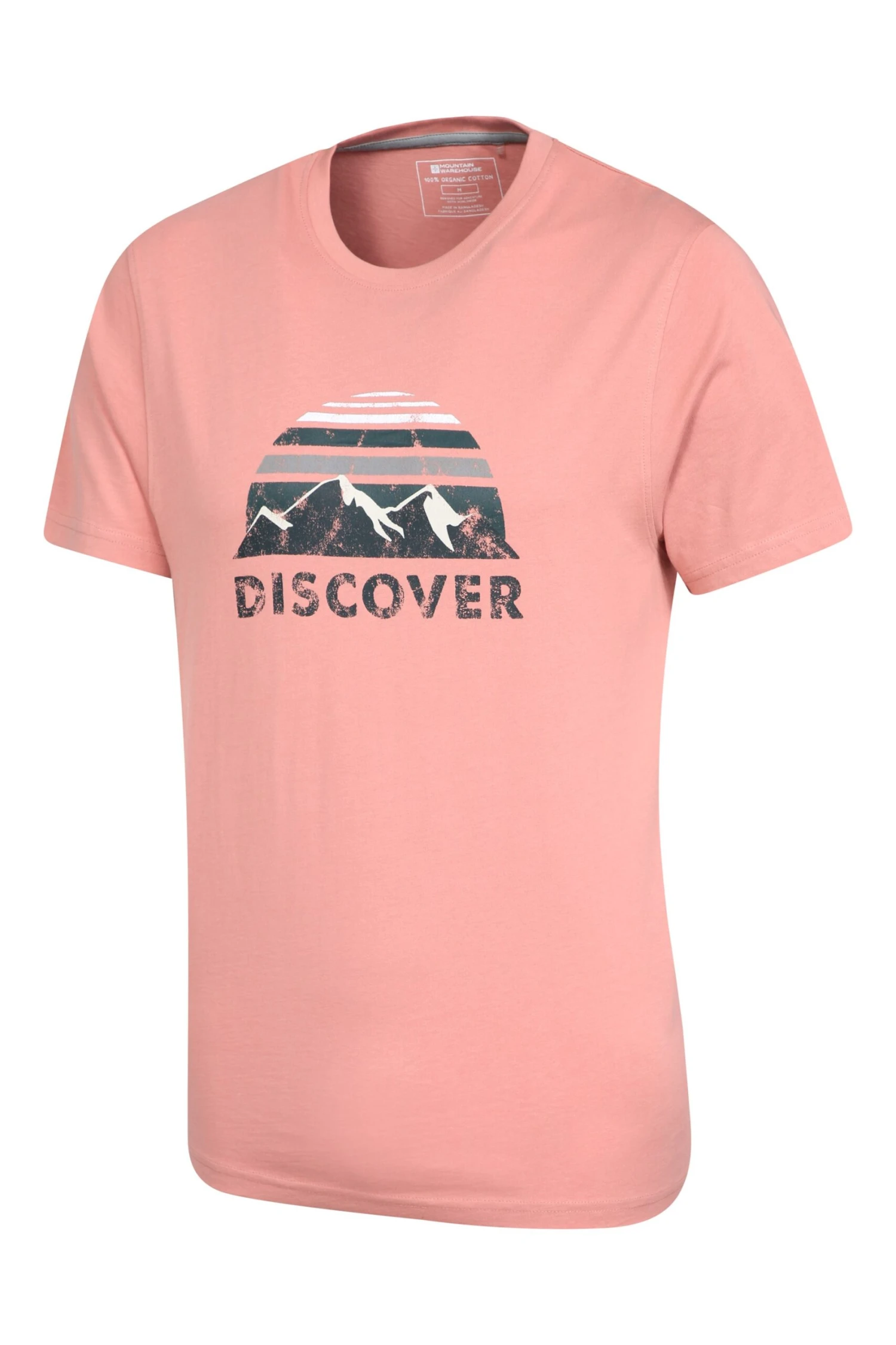 Discover Mens Organic Cotton T-Shirt Mountain Warehouse Discover Mens Organic Cotton T-Shirt -Mountain Warehouse 038536 lpi discover organic ss tee men ss21 3 scaled
