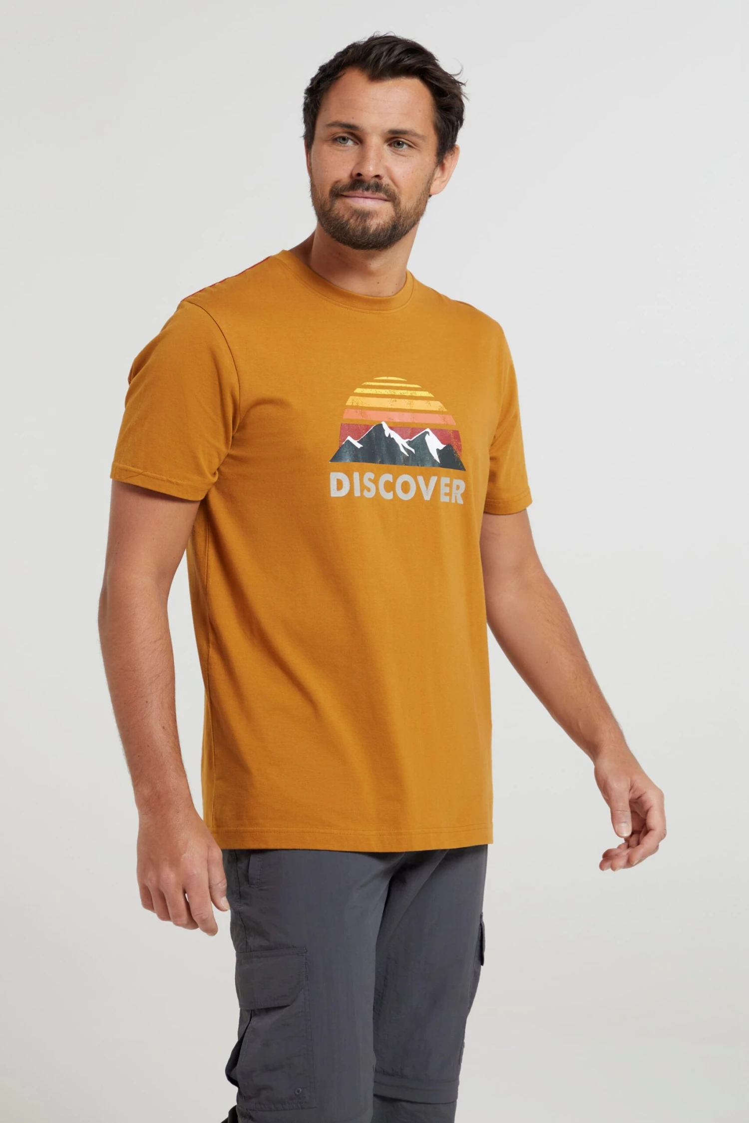 Discover Mens Organic Cotton T-Shirt Mountain Warehouse Discover Mens Organic Cotton T-Shirt -Mountain Warehouse 038536 rus discover organic tee mens ecom gbg ss23 01 scaled
