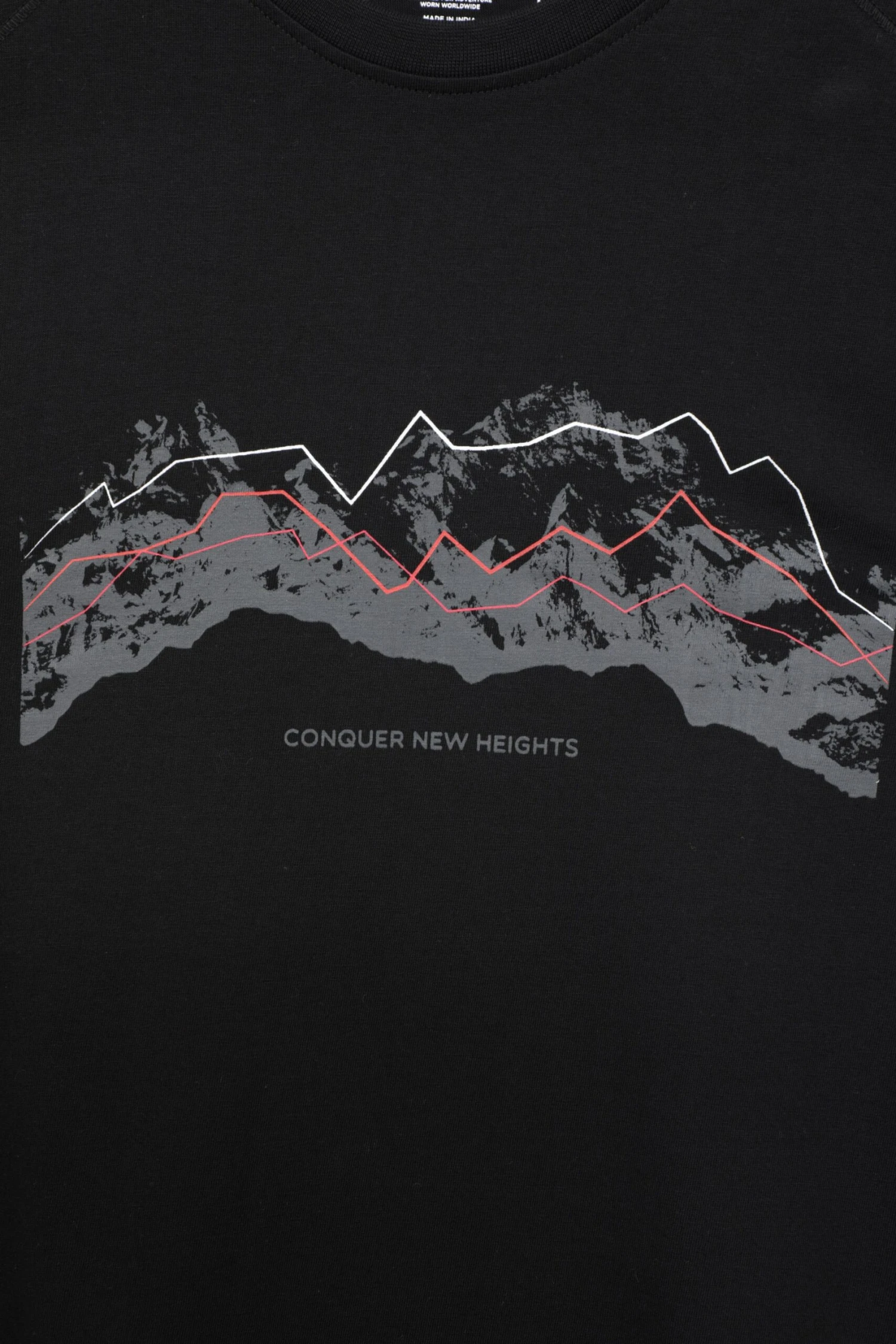 Mountain Warehouse Tech Mountains Mens Organic T-shirt -Mountain Warehouse 038545 bla tech mountains organic ss t shirt men ss23 04 scaled