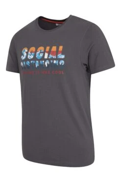 Mountain Warehouse Social Distance Mens Printed T-shirt -Mountain Warehouse 038549 cha social distance ss tee men ss21 3