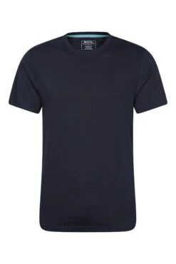 Mountain Warehouse Eden Mens Organic Plain T-Shirt -Mountain Warehouse 038552 nav eden organic ss tee men ss21 1
