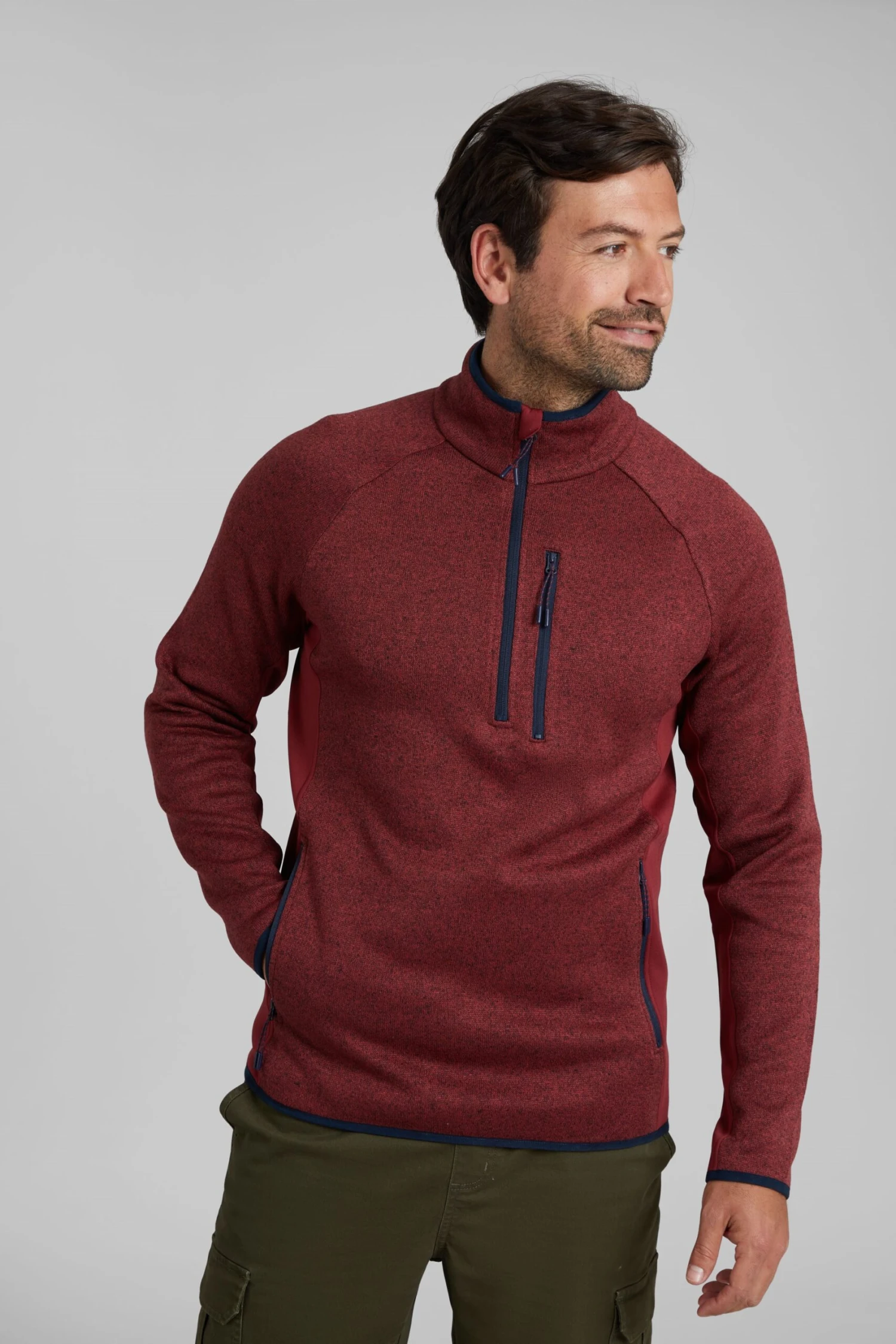 Treston Mens Half-Zip Fleece Mountain Warehouse Treston Mens Half-Zip Fleece -Mountain Warehouse 038562 dre treston half zip fleece mens ecom gbg ss21 01 scaled