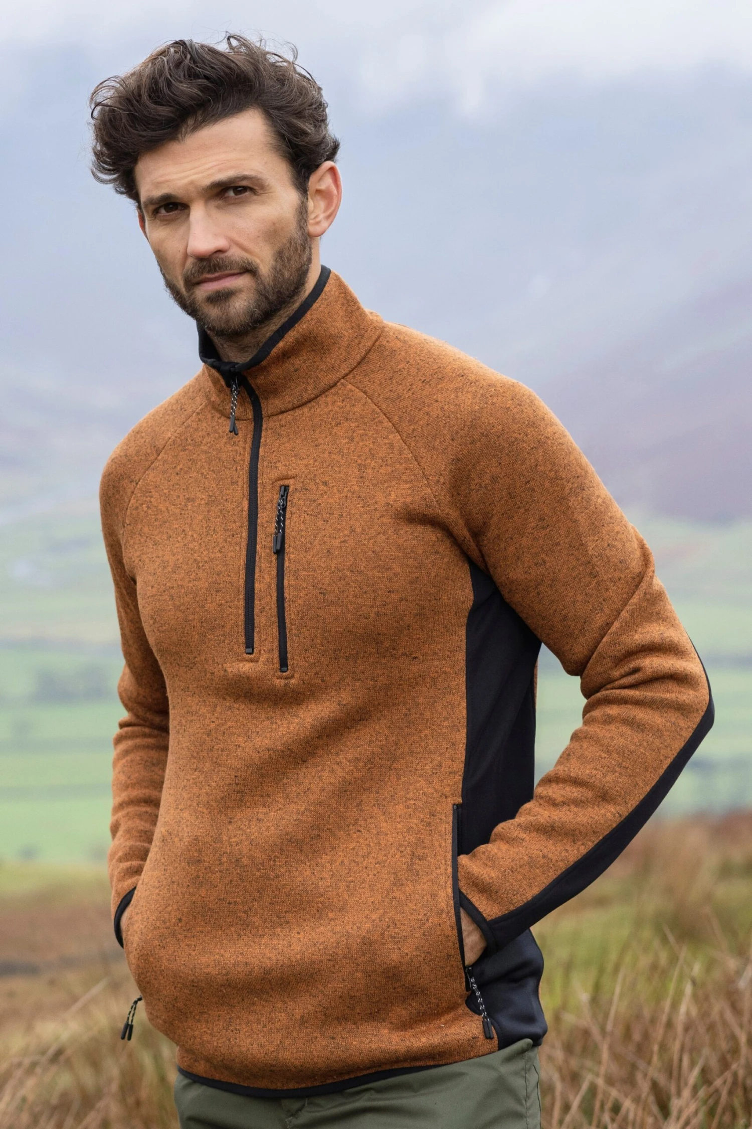 Treston Mens Half-Zip Fleece Mountain Warehouse Treston Mens Half-Zip Fleece -Mountain Warehouse 038562 mus treston half zip men ecom lifestyle ss23 01 scaled