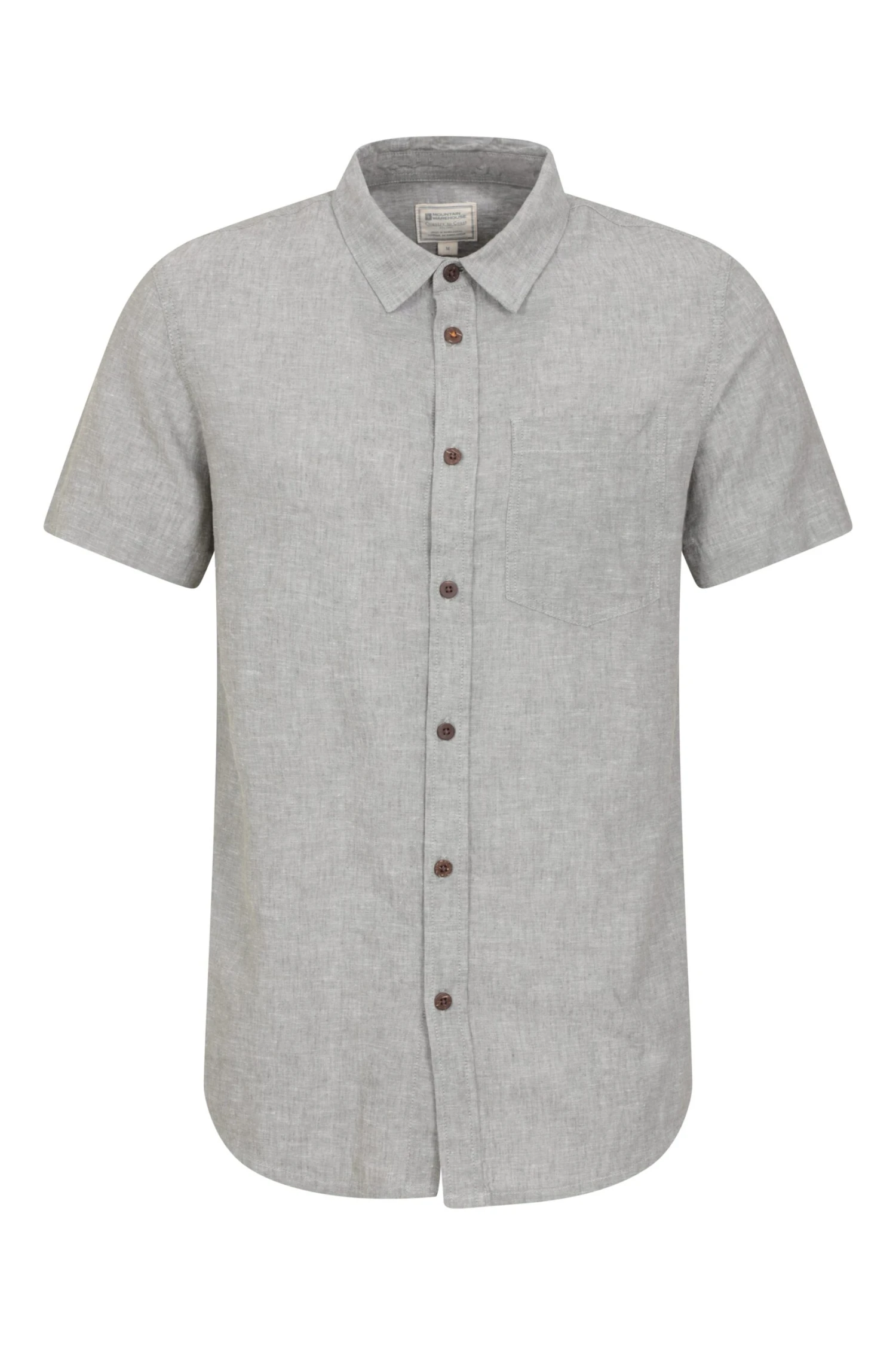 Lowe Cotton Linen Mens Shirt Mountain Warehouse Lowe Cotton Linen Mens Shirt -Mountain Warehouse 038995 grn lowe cotton linen ss shirt men ss22 01 scaled