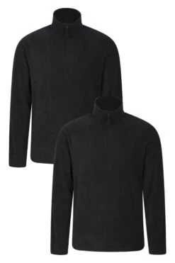 Mountain Warehouse Camber Mens Fleece 2-Pack