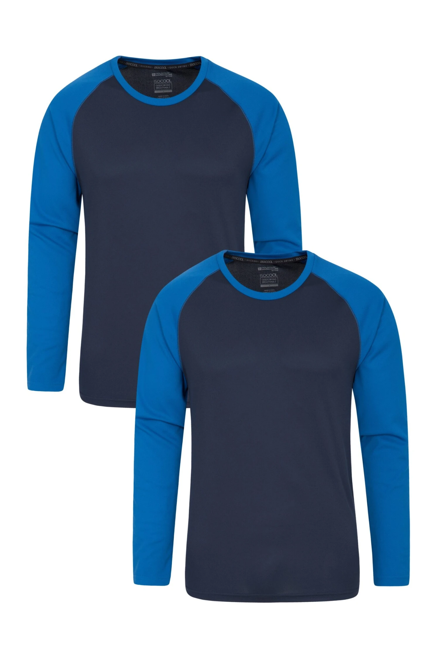 Endurance Mens Tee 2-Pack Mountain Warehouse Endurance Mens Tee 2-Pack -Mountain Warehouse 039368 blu endurance ls tee mutli pack men aw21 01 scaled