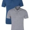 Mountain Warehouse Deuce Mens IsoCool Polo Shirt - 2Pk 2 Mountain Warehouse Deuce Mens IsoCool Polo Shirt - 2Pk -Mountain Warehouse 039370 mxd deuce isocool polo multipack men ss21 01