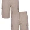 Mountain Warehouse Lakeside Mens Short 2-Pack -Mountain Warehouse 039629 bei lakeside cargo short multipack men aw21 01