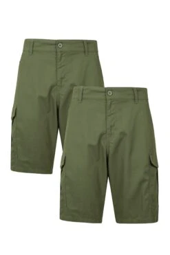 Mountain Warehouse Lakeside Mens Short 2-Pack -Mountain Warehouse 039629 kha lakeside cargo short men multi ss21 01