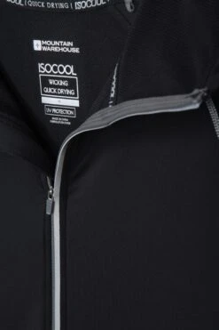 Mountain Warehouse Control Mens Reflective Running Hoodie -Mountain Warehouse 039960 bla control hoodie men aw20 6