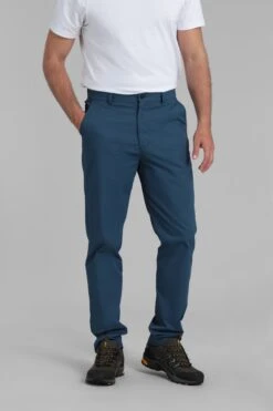 Mountain Warehouse Adventure Mens Water Resistant Chino Trousers -Mountain Warehouse 039985 nav adventure chino trouser regular men ss21 03