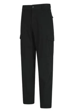 Mountain Warehouse Lakeside Mens Cargo Trousers -Mountain Warehouse 040167 bla lakeside cargo trouser regular men ss21 3