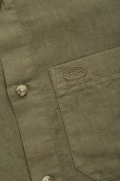 041543 ANIMAL BAYSIDE LINEN COTTON MENS SHIRT -Mountain Warehouse 041543 dgn animal bayside linen cotton mens shirt ss24 09