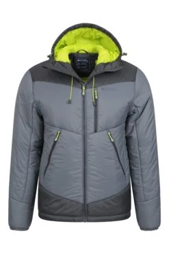 Mountain Warehouse Swarm Mens Padded Jacket -Mountain Warehouse 041993 gre swarm padded jacket men aw21 05