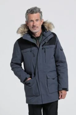 Mountain Warehouse Crux Mens Waterproof Parka Jacket