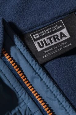 Mountain Warehouse Ultra Endeavour Mens Padded Fleece Jacket 12 Mountain Warehouse Ultra Endeavour Mens Padded Fleece Jacket -Mountain Warehouse 042396 blu ultra endeavour fleece detail men ss21 7