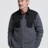 Mountain Warehouse Mens Flannel Padded Shacket 1 Mountain Warehouse Mens Flannel Padded Shacket -Mountain Warehouse 042603 cha flannel padded plain shacket ecom gbg aw21 01