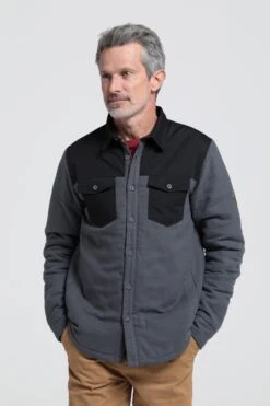 Mountain Warehouse Mens Flannel Padded Shacket