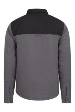 Mountain Warehouse Mens Flannel Padded Shacket 6 Mountain Warehouse Mens Flannel Padded Shacket -Mountain Warehouse 042603 cha flannel padded plain shacket men aw21 04