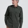 Mountain Warehouse Brook Mens Long Sleeve Overshirt -Mountain Warehouse 042610 kha brook ls overshirt ecom gbg aw21 01