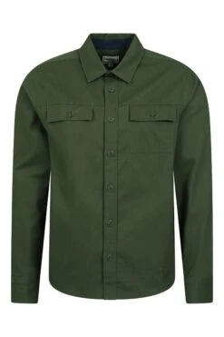 Mountain Warehouse Brook Mens Long Sleeve Overshirt -Mountain Warehouse 042610 kha brook ls overshirt men aw21 01