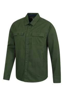 Mountain Warehouse Brook Mens Long Sleeve Overshirt -Mountain Warehouse 042610 kha brook ls overshirt men aw21 04