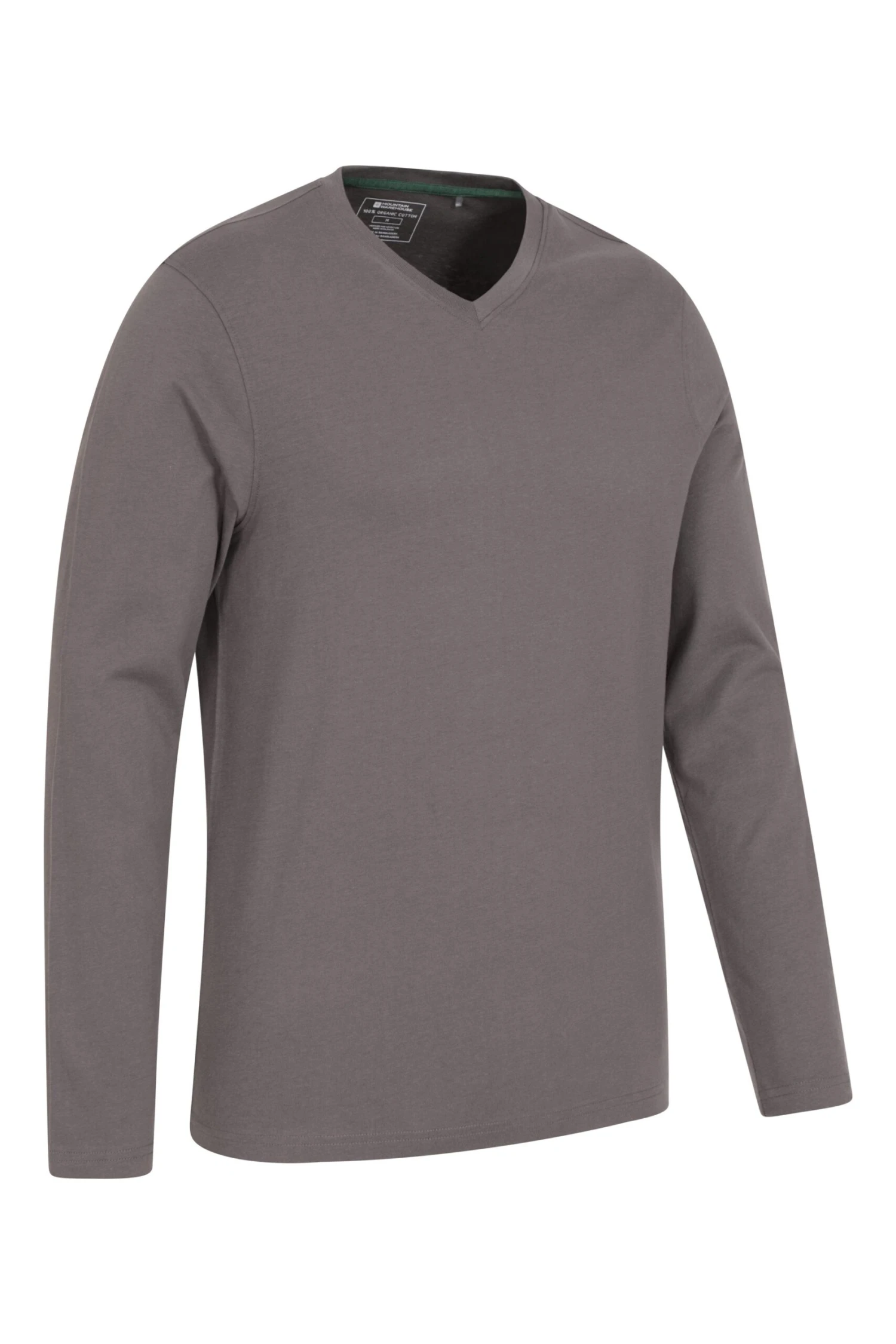 Eden Mens Organic V-Neck T-Shirt Mountain Warehouse Eden Mens Organic V-Neck T-Shirt -Mountain Warehouse 042708 cha eden v neck organic ls tee men aw21 02 scaled