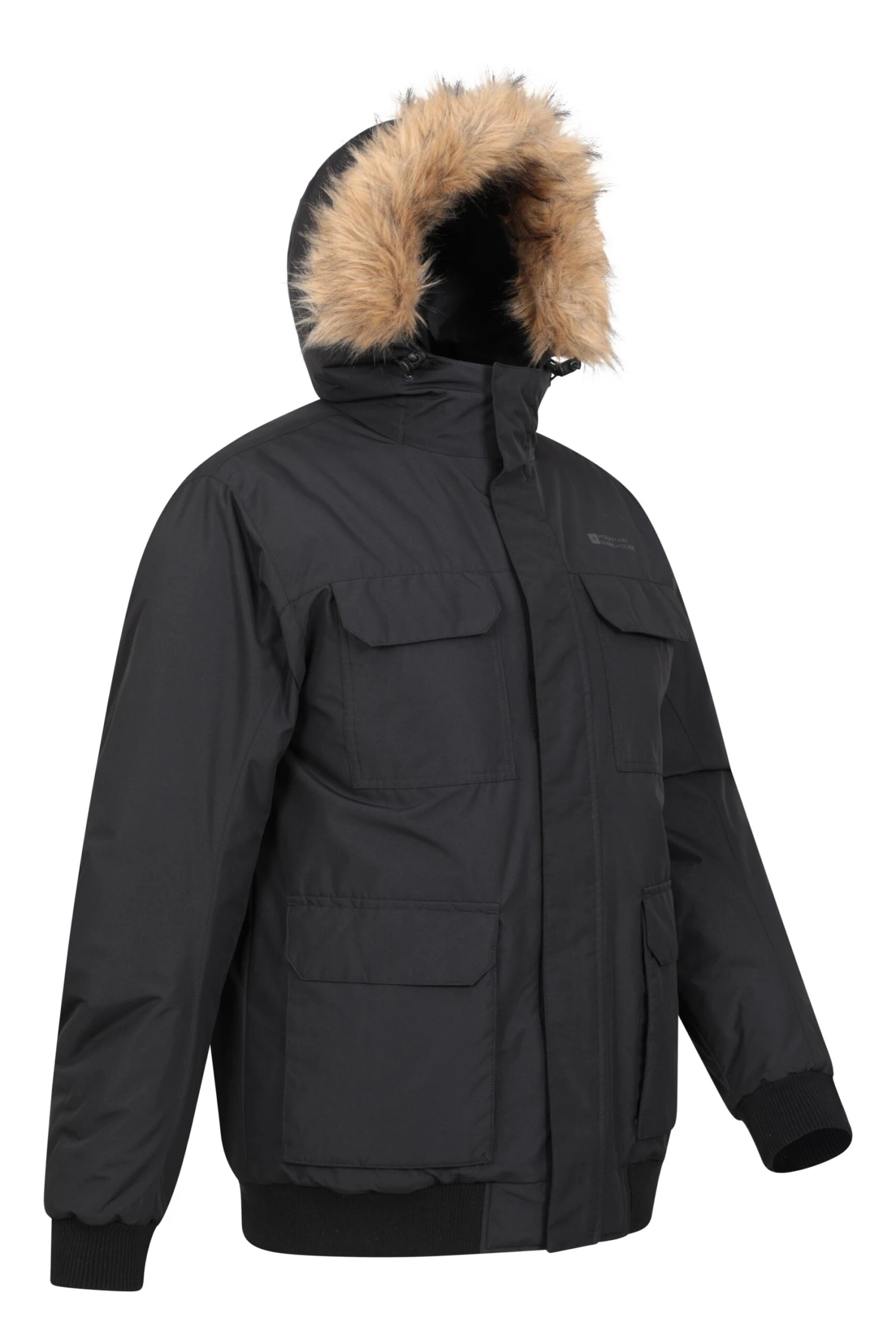 Ramble Mens Short Parka Jacket Mountain Warehouse Ramble Mens Short Parka Jacket -Mountain Warehouse 042734 bla ramble short parka jacket men aw21 02 scaled