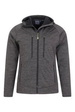 Mountain Warehouse Sprint Mens Active Hoodie -Mountain Warehouse 043096 gre sprint windproof hoodie men aw21 05