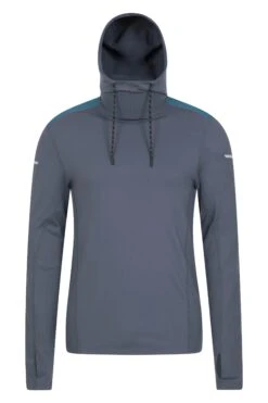 Mountain Warehouse Vault Mens Recycled Active Hoodie -Mountain Warehouse 043106 gre vault recycled pullover hoodie mens aw21 01