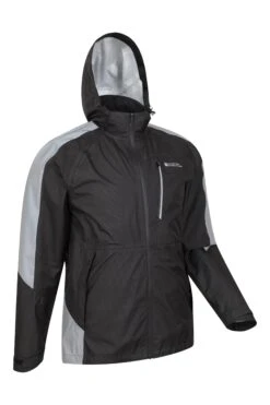 Mountain Warehouse Captivate Commuter Mens 2.5 Layer Jacket -Mountain Warehouse 043109 bla captivate commuter 2.5 layer jacket men ss22 02
