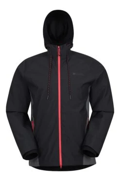 Mountain Warehouse Target Mens Active Windbreaker Jacket -Mountain Warehouse 043114 bla target windbreaker training jacket men aw21 01
